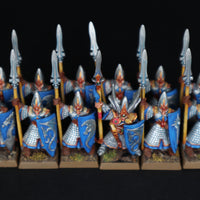 High Elves, Painted Spearman Unit x12, Warhammer