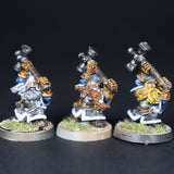 Dwarfs, Painted Dwarf Hammerers x18 Unit, Warhammer Fantasy