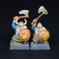 Dwarfs, Painted Dwarf Clan Warriors, Warhammer Fantasy