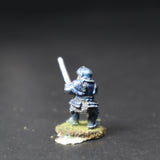 Dwarf with Plate Armour and Two-Handed Sword, C1008M, Metal Magic