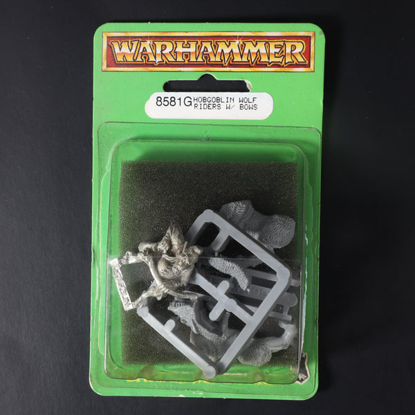 Chaos Dwarfs, Hobgoblin Wolf Rider w/Bow Blister