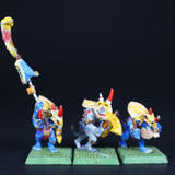 Lizardmen, Painted Temple Guard Command, Warhammer Fantasy