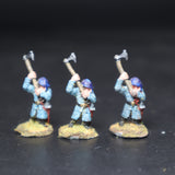 Dwarves w/ Great Axe, Chainmail, 50-0103, Ral Partha