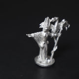 Female Wizard w/Dragon Familiar, C1017e, Metal Magic