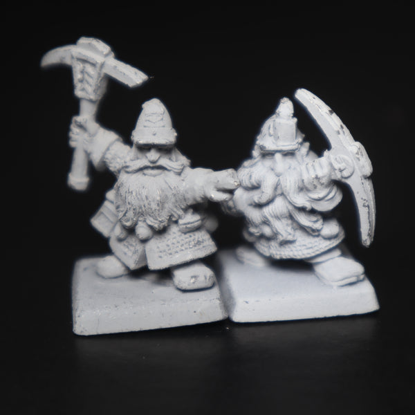 Dwarfs, Miner w/ Champion, Maruader Miniatures
