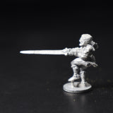 Barbarian Attacking w. 2-Handed Sword, C1004l, Metal Magic