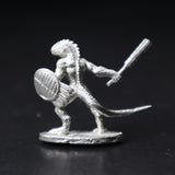 Lizard Man with War Club and Shield, DF-528, Ral Partha