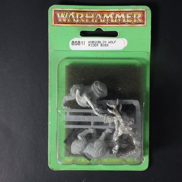 Chaos Dwarfs, Hobgoblin Wolf Rider Boss Blister