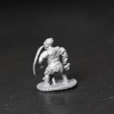 Orc w/ Shield and Sword, Metal, Vintage 25mm, Unknown Manufacturer