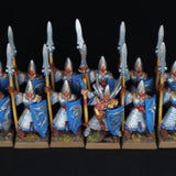 High Elves, Painted Spearman Unit x12, Warhammer