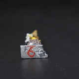 Knight with Halberd Upright, ARK 2, Aureola Rococo, Heritage Miniatures