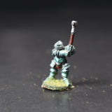 Dwarf with Plate Armour and Hammer, Metal Magic