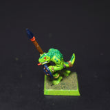 Lizardmen, Saurus Warrior w. Spear, Metal, Games Workshop