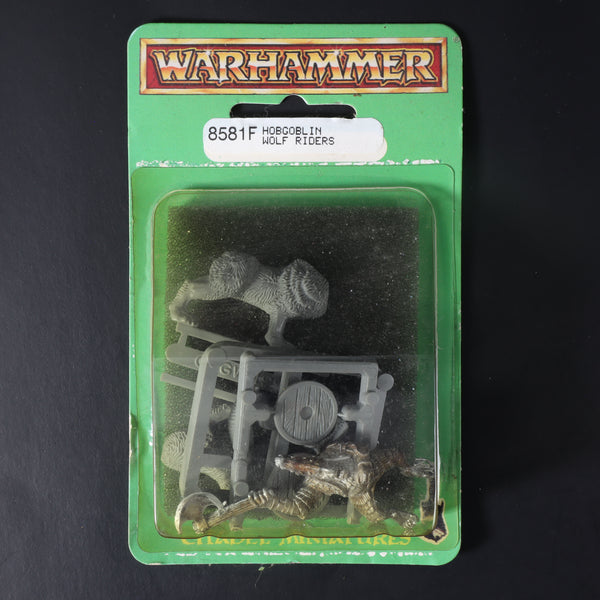 Chaos Dwarfs, Hobgoblin Wolf Rider Blister