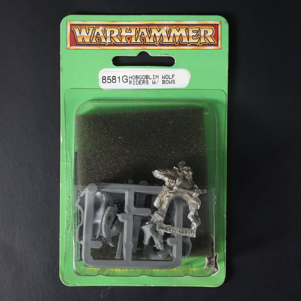 Chaos Dwarfs, Hobgoblin Wolf Rider w/Bow Blister