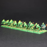 Lizardmen, Painted Skink Archers x16, Warhammer Fantasy