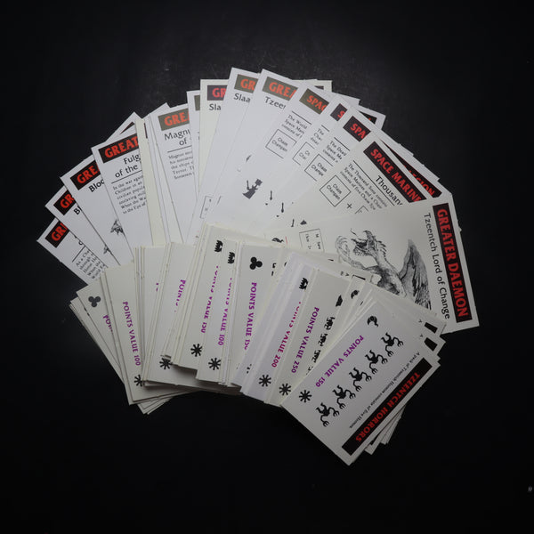 Epic, S.M. 2nd Ed., Renegades, Chaos Cards, Complete