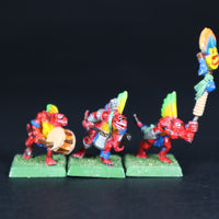 Lizardmen, Painted Skink Archers w/ Command, Warhammer Fantasy