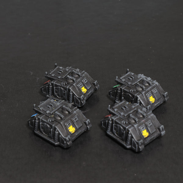 Epic, Space Marines, Rhinos, Plastic