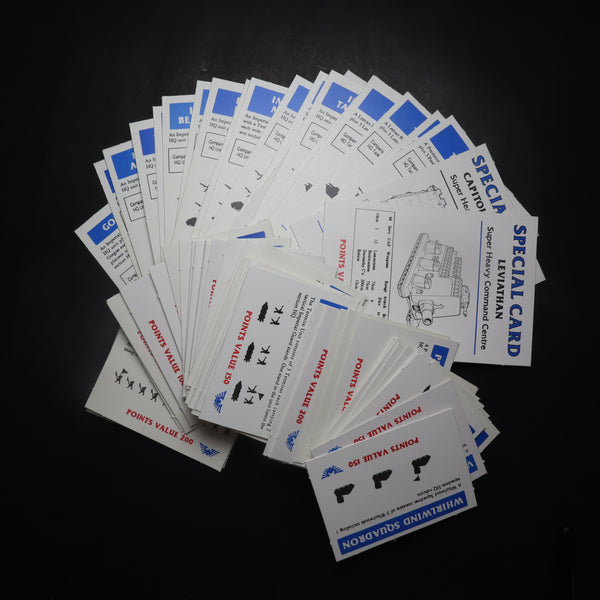 Imperial Guard, Epic, 2nd Ed. Armies of the Imperium Cards