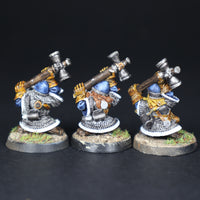 Dwarfs, Painted Dwarf Hammerers x18 Unit, Warhammer Fantasy