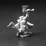 Dwarf w/ 2 Axes, 32mm, Metal, Unknown Manufacturer