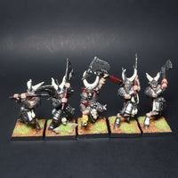 Chaos, Beastman Bestigor Herd x10, Painted
