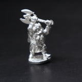 Dwarf with Great Axe, Metal Magic