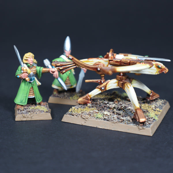 High Elves, Repeater Bolt Thrower, Painted, Warhammer