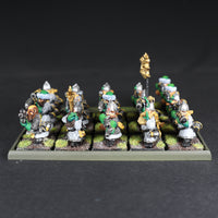 Dwarfs, Painted Thunderer Unit x16, Warhammer Fantasy