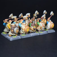 Dwarfs, Painted Dwarf Clan Warriors, Warhammer Fantasy