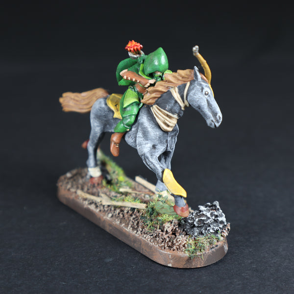 Wood Elves, Painted Glade Rider, Warhammer Fantasy