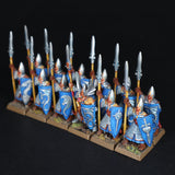 High Elves, Painted Spearman Unit x12, Warhammer