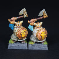 Dwarfs, Painted Dwarf Clan Warriors, Warhammer Fantasy