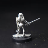 Female Barbarian Fighter with Sword and Shield, DF-349, Ral Partha