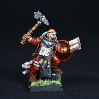 Empire, Painted Warrior Priest w/ Hand Weapon and Shield