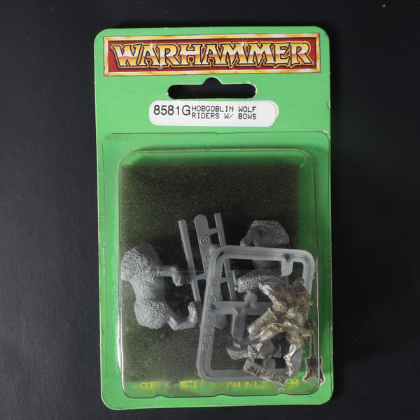 Chaos Dwarfs, Hobgoblin Wolf Rider w/Bow Blister