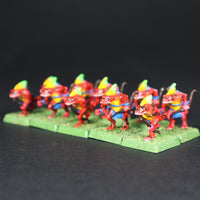 Lizardmen, Painted Skink Archers, Warhammer Fantasy