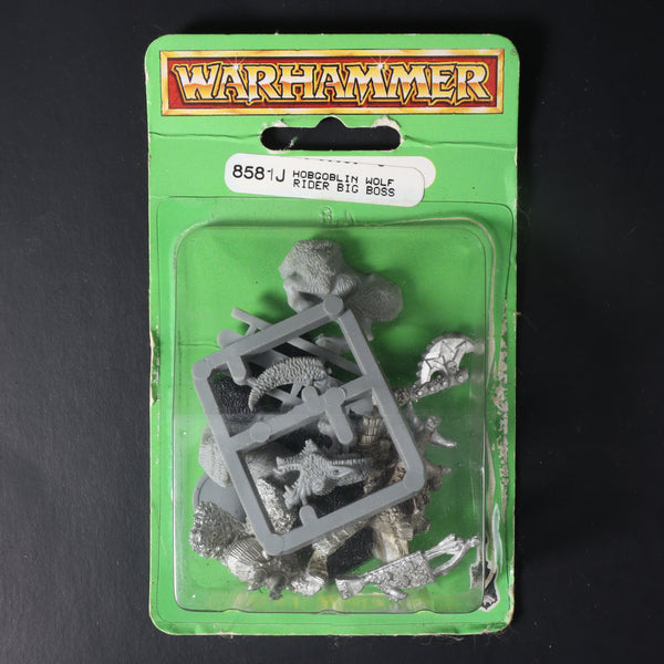 Chaos Dwarfs, Hobgoblin Wolf Rider Big Boss Blister