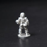 Female Cleric with War Club, C1014H, Metal Magic
