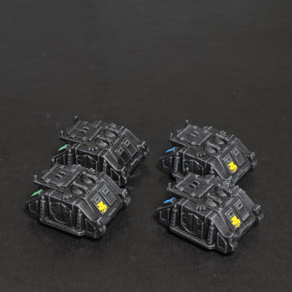 Epic, Space Marines, Rhinos, Plastic