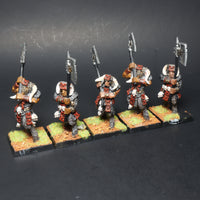 Chaos, Beastman Khorngors x5, Painted