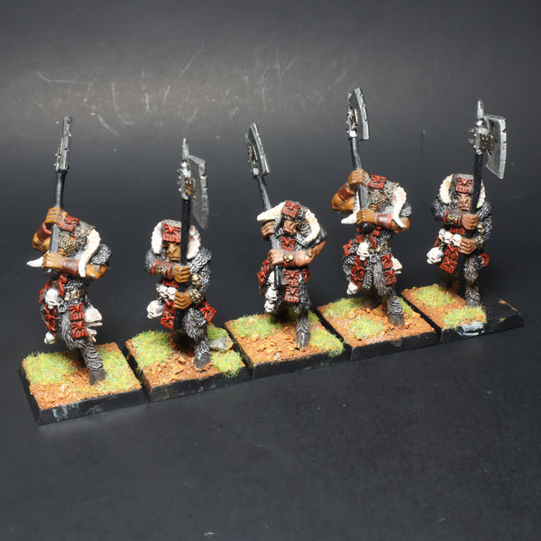 Chaos, Beastman Khorngors x5, Painted