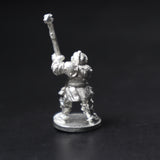 Dwarf with Plate Armour and Hammer, Metal Magic