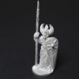 Elf w. Spear & Shield, Armoured, C1033i, Metal Magic