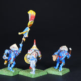 Lizardmen, Painted Temple Guard Command, Warhammer Fantasy