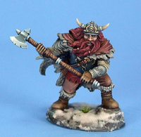 Dark Sword Miniatures, Male Dwarven Fighter w/Great Axe DSM-7425