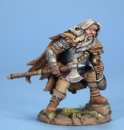 Dark Sword Miniatures, Male Dwarven Fighter w/Axe and Wine Skin DSM-7426 Blister