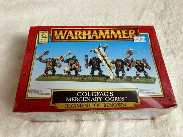 Games Workshop WFB, Golgfag's Mercenary Ogres Sealed Box