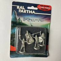 Ral Partha, Barbarian Hero's Adv. Party By D. Mize 4 pcs. 02-527 Blister